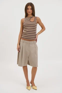 Veronika Tank Chocolate