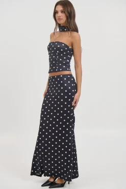 Viktoria Polk Dot Set Black