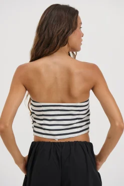 Vincent Scarf Top Beige