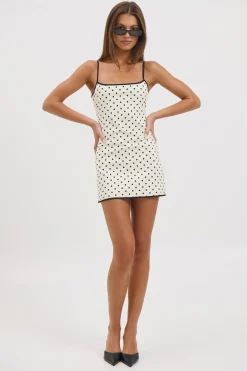 Voyage Mini Dress Moonlight Polka