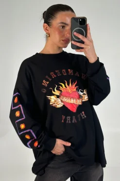 Wandering Hearts Top Black