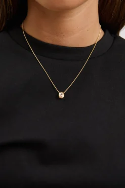 Willow Birthstone Necklace April