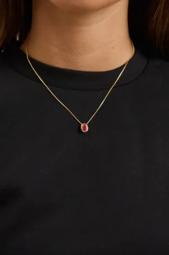 Willow Birthstone Necklace July