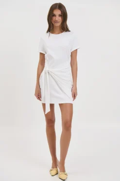 Winnie Shirt Dress White