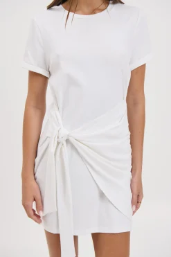 Winnie Shirt Dress White