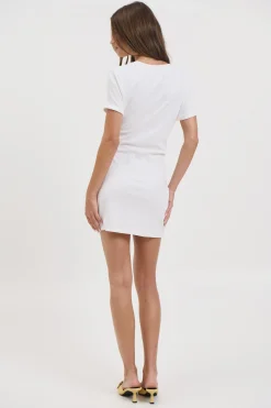 Winnie Shirt Dress White