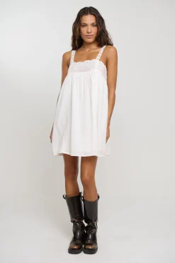 Wynter Lace Mini Dress White