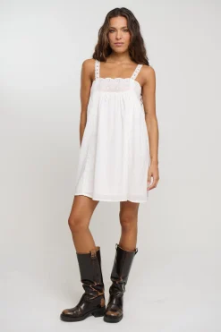 Wynter Lace Mini Dress White