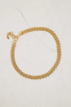 Xena Popcorn Chain Bracelet 18k Gold Plated
