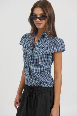 Zane Short Sleeve Shirt Blue